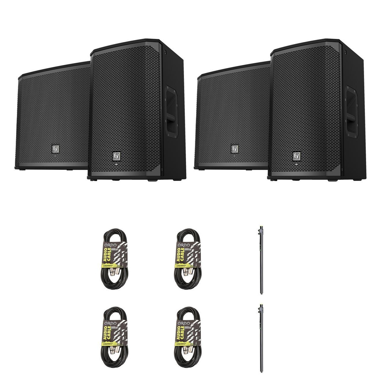 Electro Voice EKX-12P PA With EKX-18SP Subs PA Bundle Electro Voice EKX-12P PA With EKX-18SP Subs PA Bundle