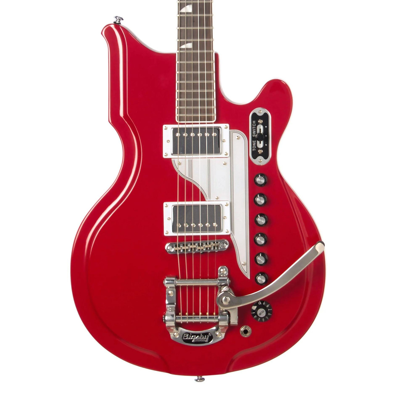 Airline '59 Newport DLX Electric Guitar in Red Airline '59 Newport DLX Electric Guitar in Red