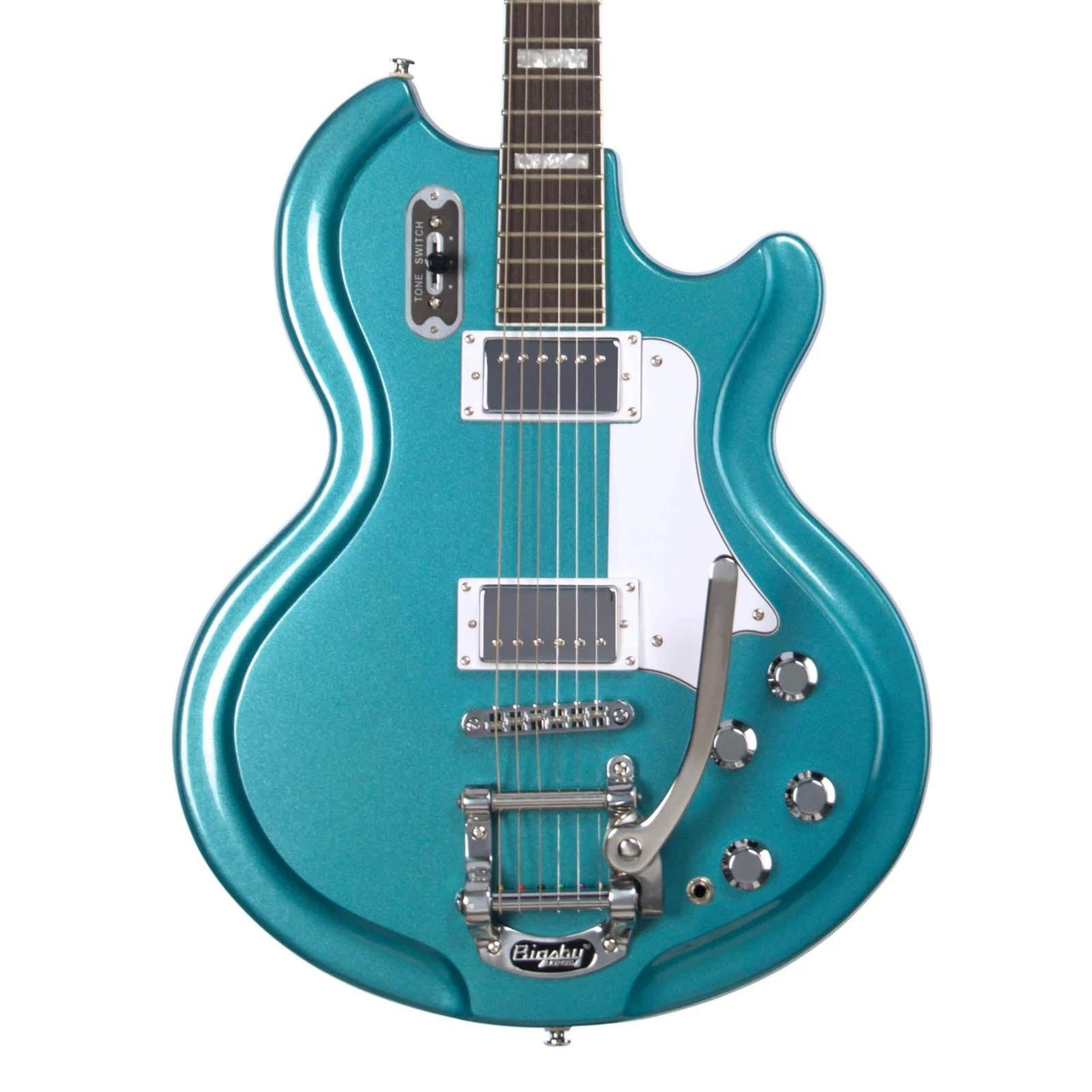 Airline '59 Coronado DLX Electric Guitar in Metallic Blue Airline '59 Coronado DLX Electric Guitar in Metallic Blue