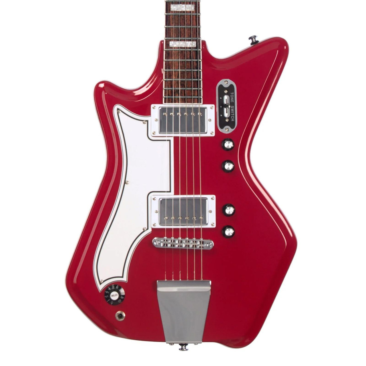 Airline Jetsons '59 2 Pickup DLX Electric Guitar in Red Left-Handed Airline Jetsons '59 2 Pickup DLX Electric Guitar in Red Left-Handed