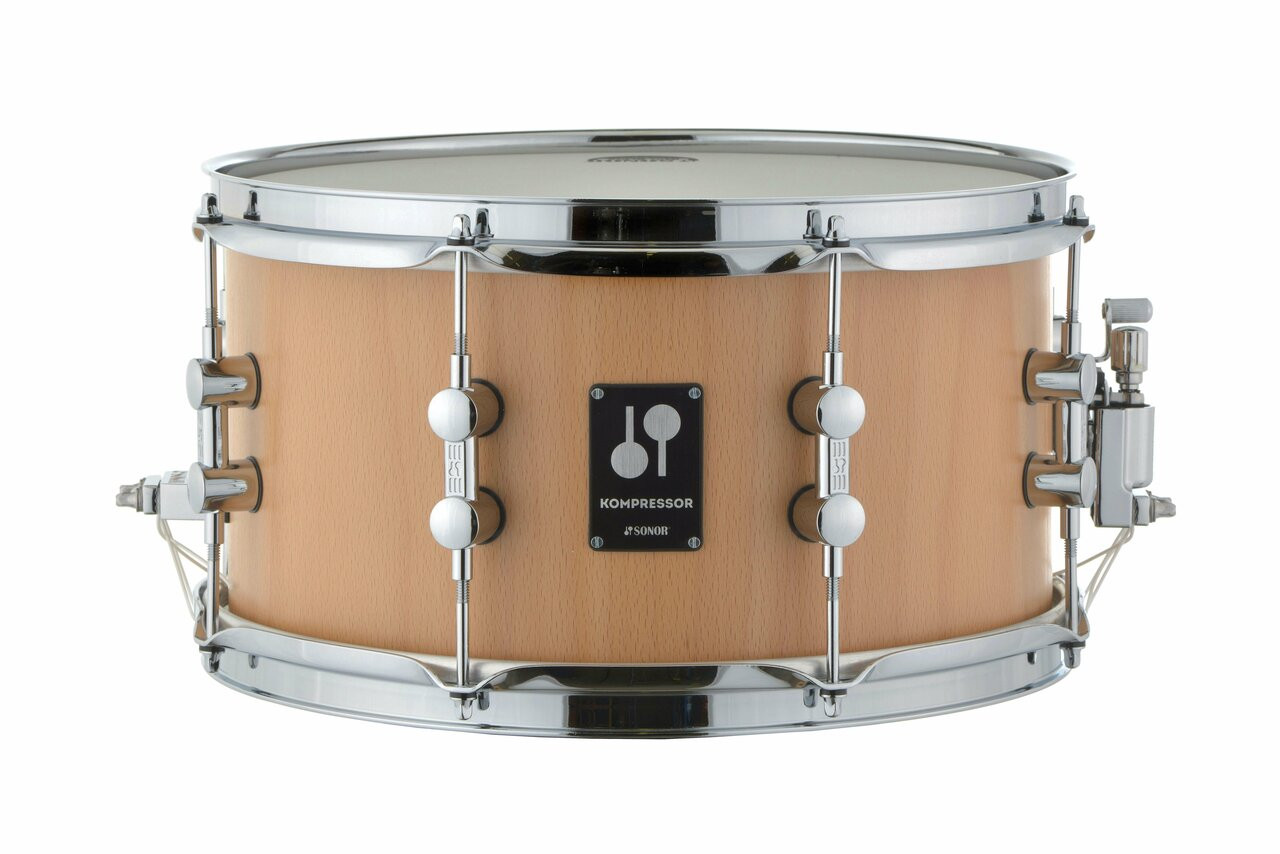 Sonor Kompressor 13x7 Beech Snare Drum in Natural