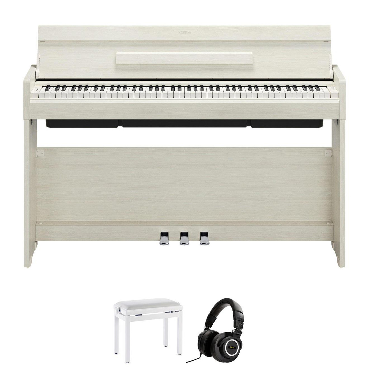 Yamaha YDP-S36WB Digital Piano In White Birch Piano Bundle