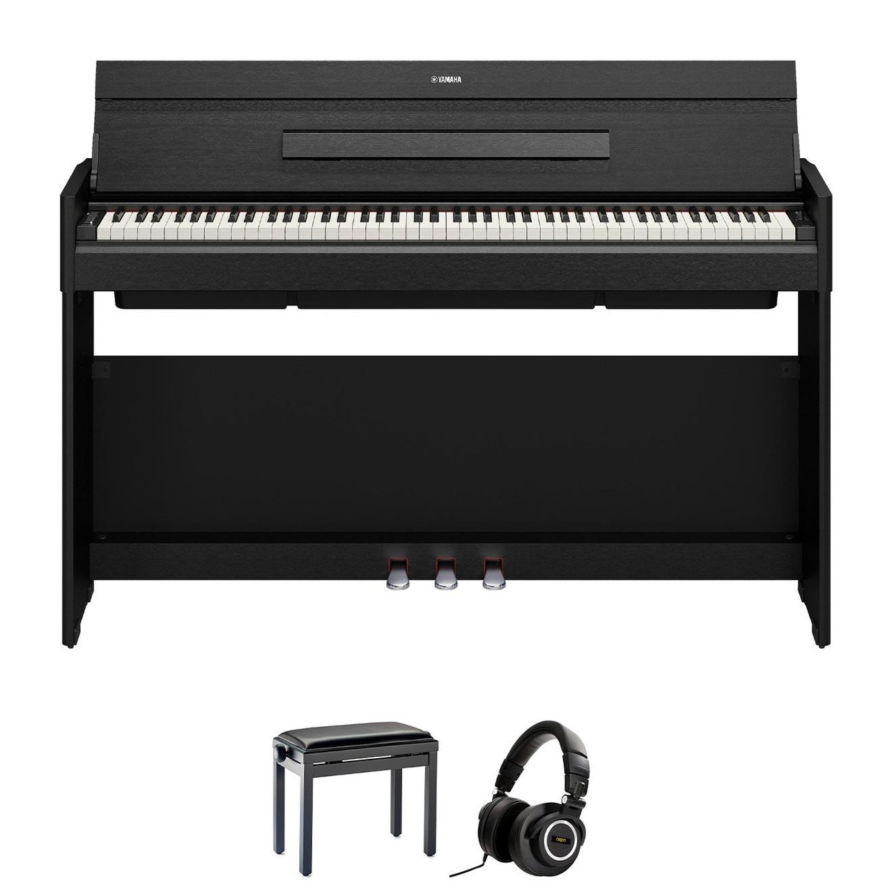 Yamaha YDP-S56B Digital Piano In Black Piano Bundle