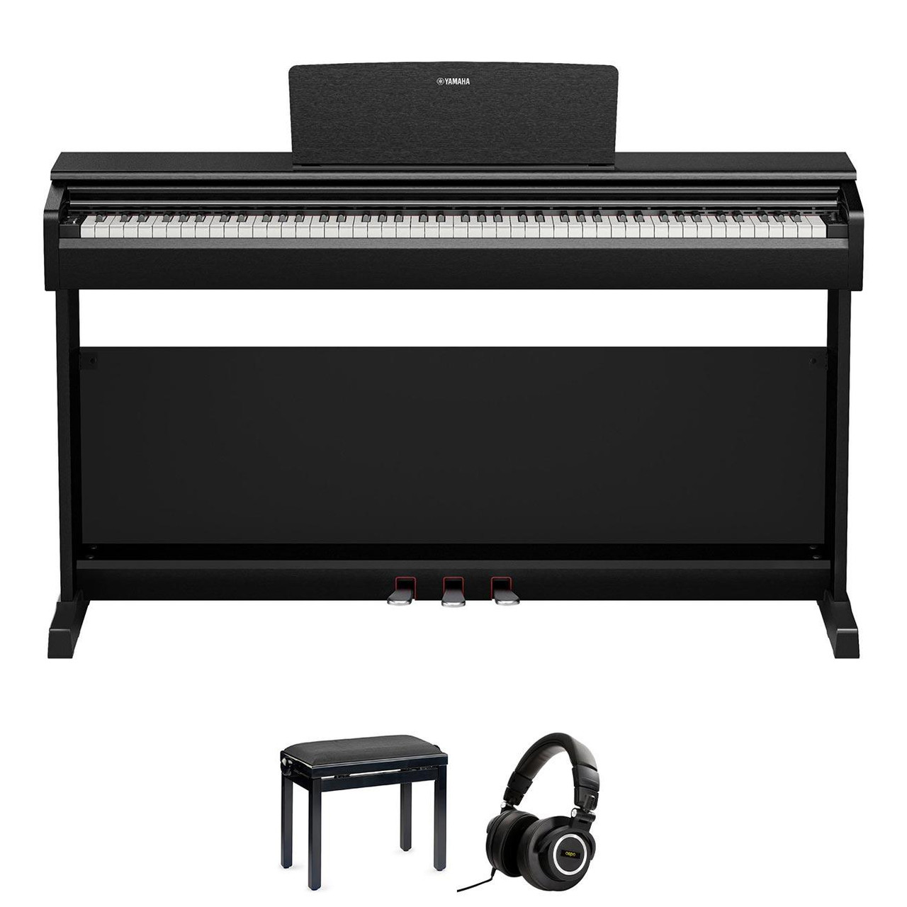 Yamaha YDP146 Digital Piano In Black Piano Bundle
