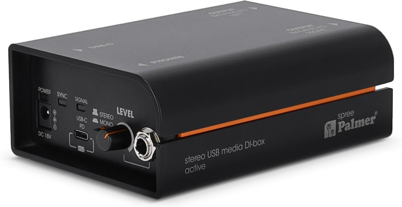 Palmer River Spree - Active Stereo USB-C Media DI Box