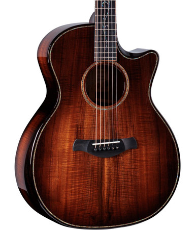 Taylor Builders Edition K24ce Next Generation Hawaiian Koa Electro Acoustic Guitar in Shaded Edgeburst Taylor Builders Edition K24ce Next Generation Hawaiian Koa Electro Acoustic Guitar in Shaded Edgeburst
