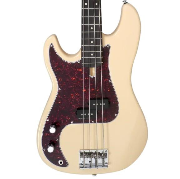 Sire P5R Left Handed 4-String Bass Guitar in Vintage White