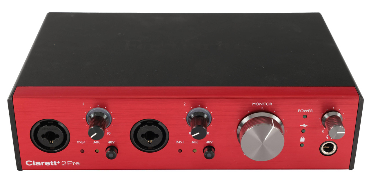B Stock : Focusrite Clarett+ 2Pre USB Audio Interface - 001
