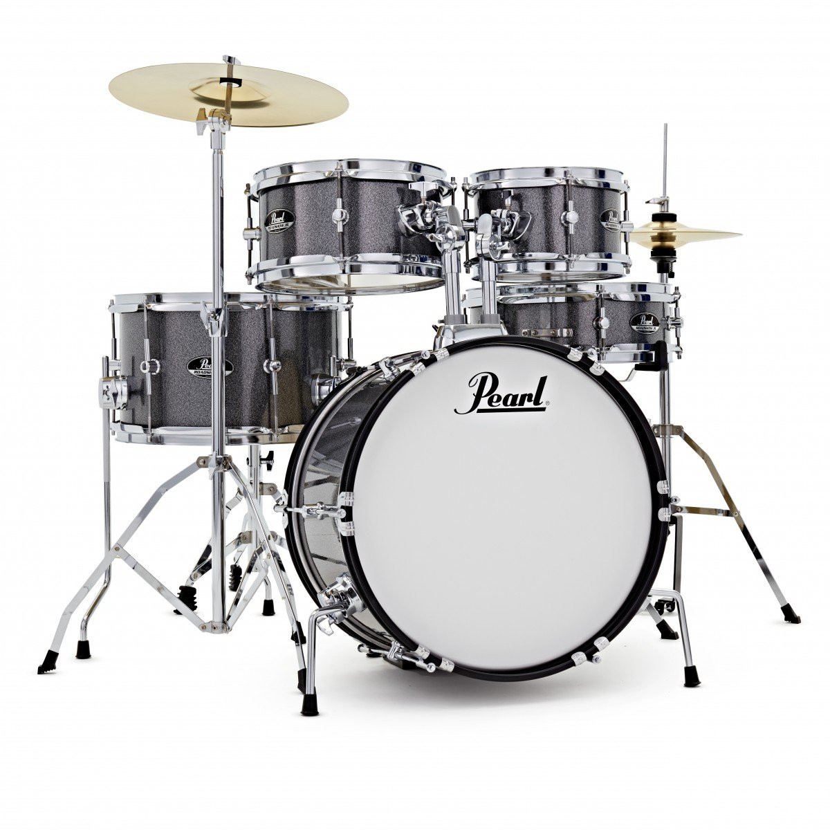 Pearl Roadshow Junior 16" Acoustic Drum Kit in Grindstone Sparkle Pearl Roadshow Junior 16" Acoustic Drum Kit in Grindstone Sparkle