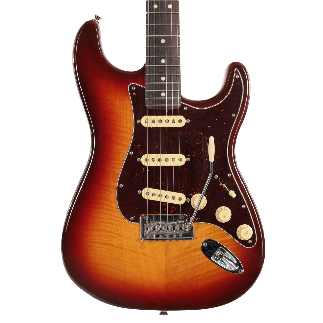 Second Hand Fender 70th Anniversary Strat In Sunburst #646 Second Hand Fender 70th Anniversary Strat In Sunburst #646