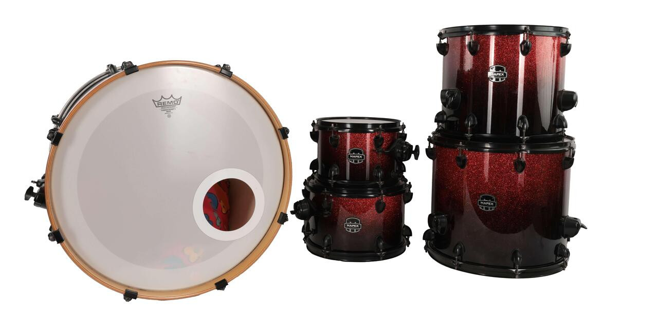 Second Hand Mapex Armory Drum Kit Inc Hardware #350 Second Hand Mapex Armory Drum Kit Inc Hardware #350