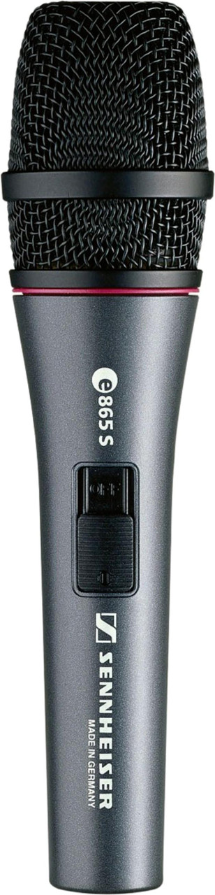 Sennheiser E865-S Supercardioid Condenser Mic With Switch Sennheiser E865-S Supercardioid Condenser Mic With Switch