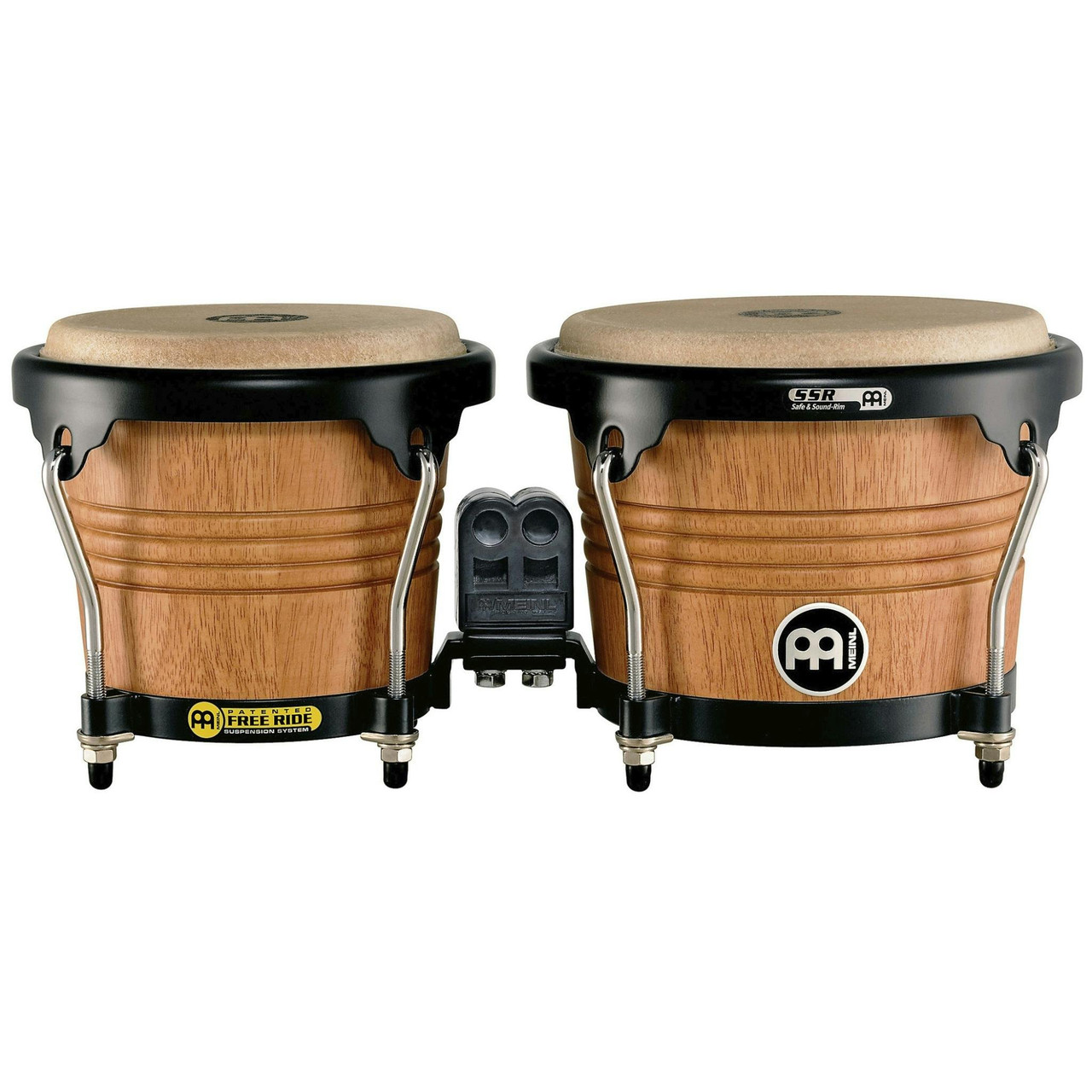 Meinl 6.75" & 8" Free Ride Series Bongos in Super Natural Meinl 6.75" & 8" Free Ride Series Bongos in Super Natural