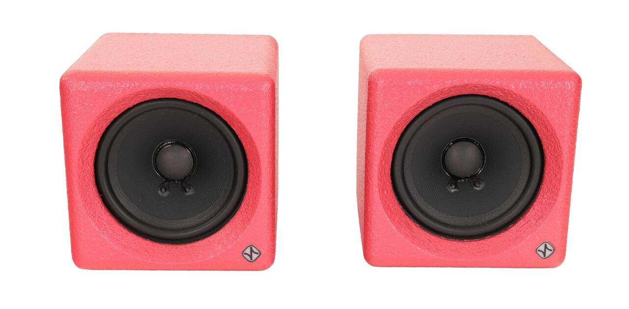 Second Hand Tantrum Audio Angry Box In Red (Pair) #665 Second Hand Tantrum Audio Angry Box In Red (Pair) #665