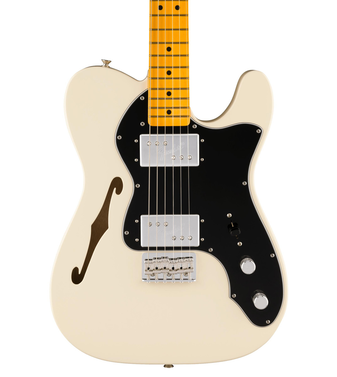 Fender American Vintage II 1972 Thinline Telecaster in Olympic White, Maple Fretboard Fender American Vintage II 1972 Thinline Telecaster in Olympic White, Maple Fretboard