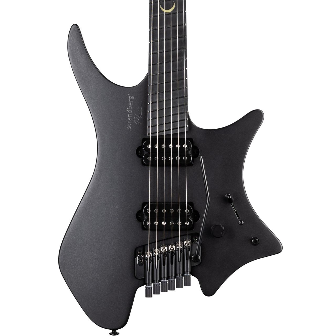 Strandberg Boden Plini Edition N2.6T Headless Electric Guitar in Black Satin Metallic