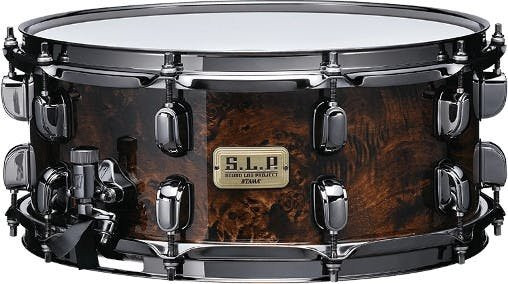Tama SLP 14x6 Maple Snare Drum Kona Mappa Burl Tama SLP 14x6 Maple Snare Drum Kona Mappa Burl