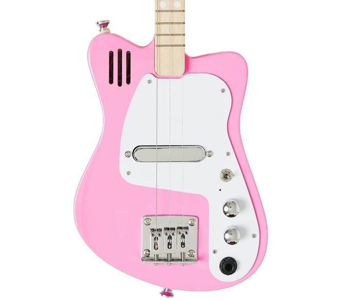 Loog Mini Electric Guitar in Pink for Ages 3 Plus