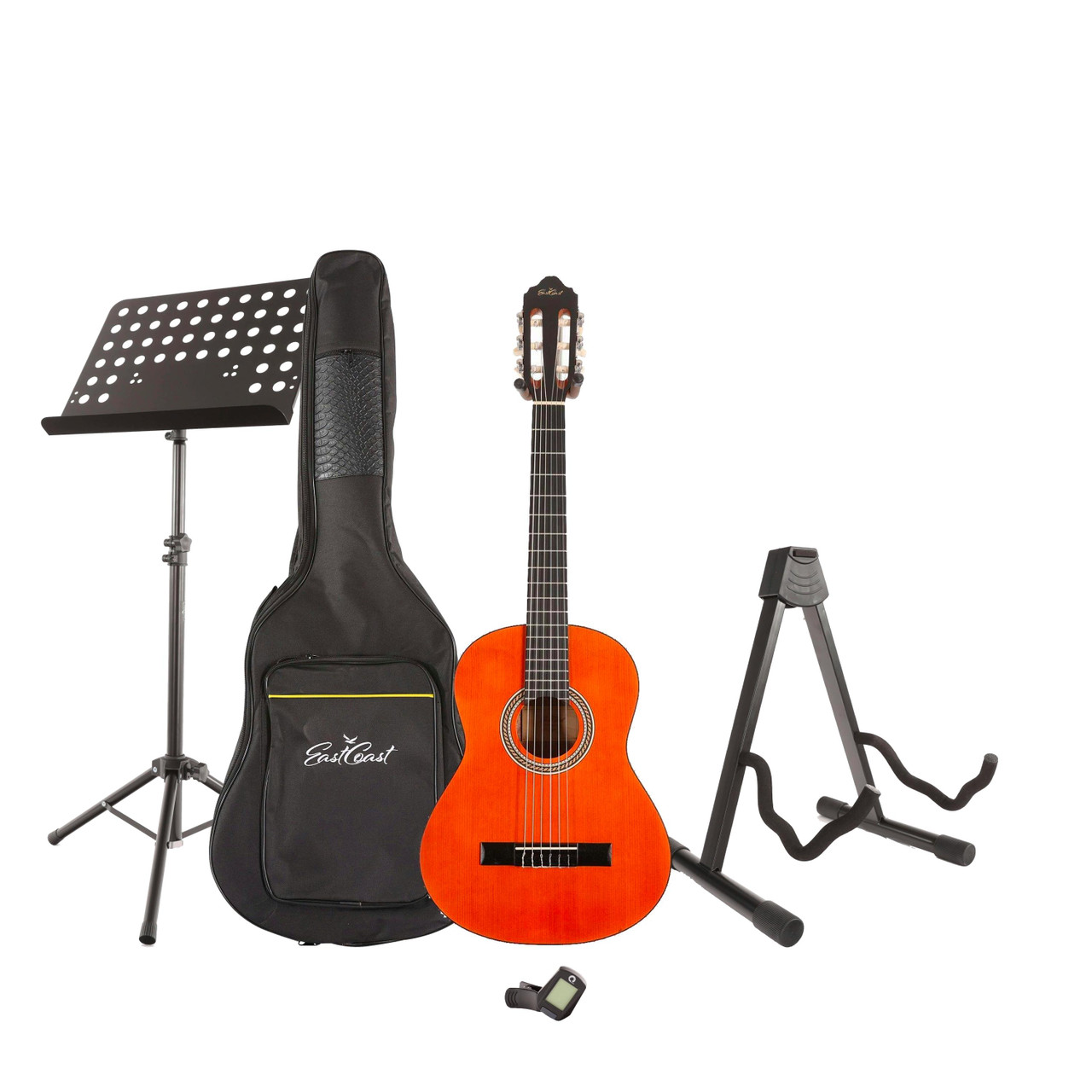 EastCoast C1 3/4 Size Classical Nylon String Acoustic Guitar Starter Pack
