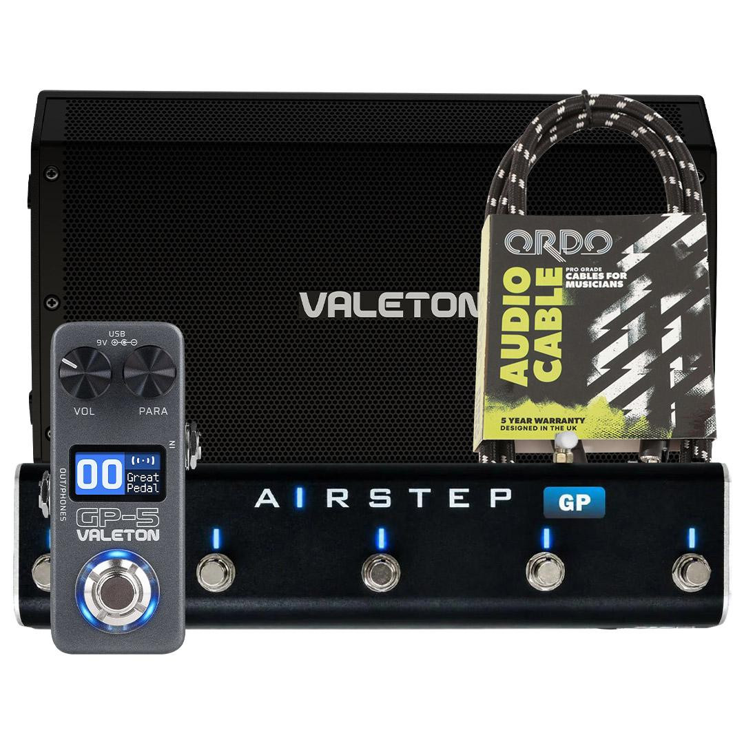 Valeton GP-5 Multi-FX Pedal, VFR-110 FRFR Guitar Cab & XSonic Airstep GP Controller Bundle Valeton GP-5 Multi-FX Pedal, VFR-110 FRFR Guitar Cab & XSonic Airstep GP Controller Bundle