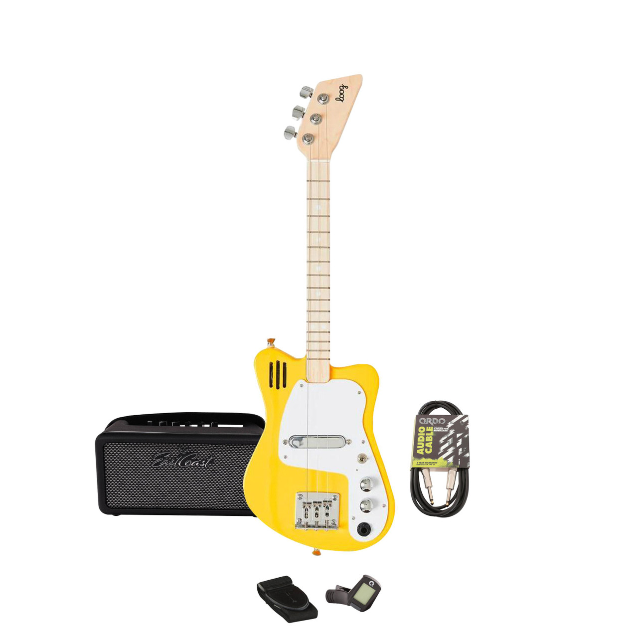Loog Mini Electric Guitar Starter Pack in Yellow Loog Mini Electric Guitar Starter Pack in Yellow