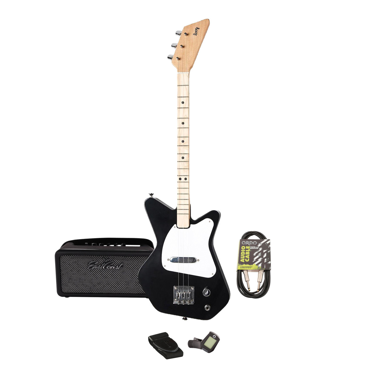 Loog Pro Electric Guitar Starter Pack in Black