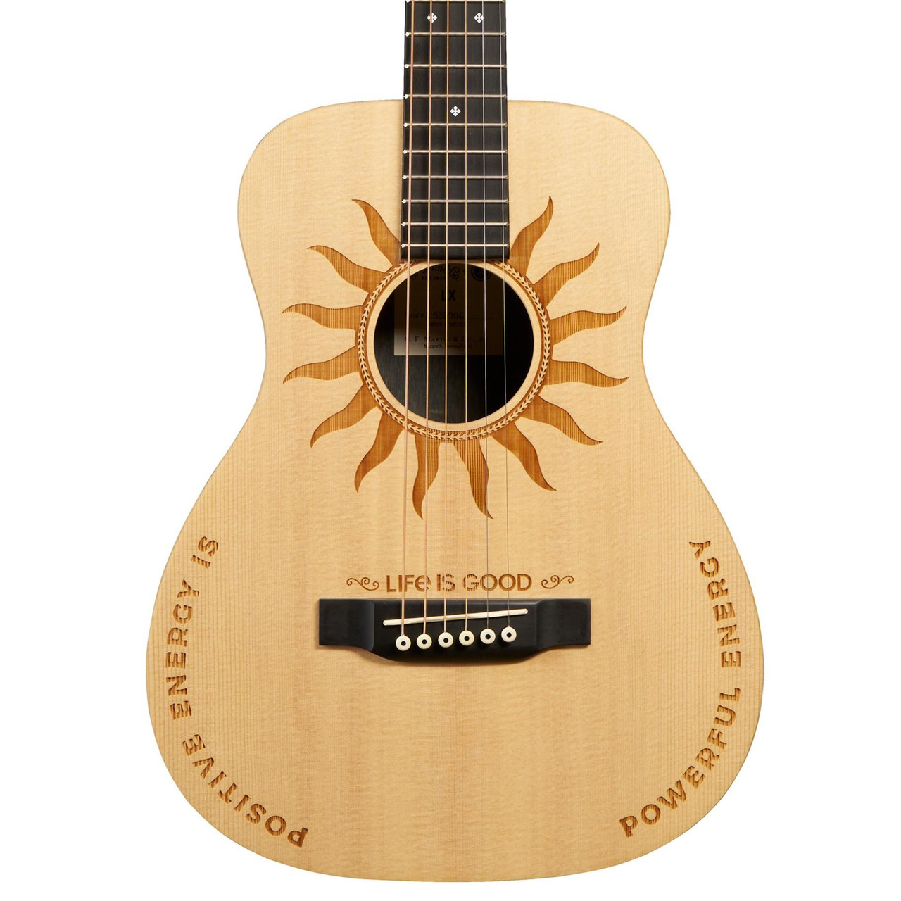 Martin LX2 Life Is Good Travel Acoustic Guitar Martin LX2 Life Is Good Travel Acoustic Guitar