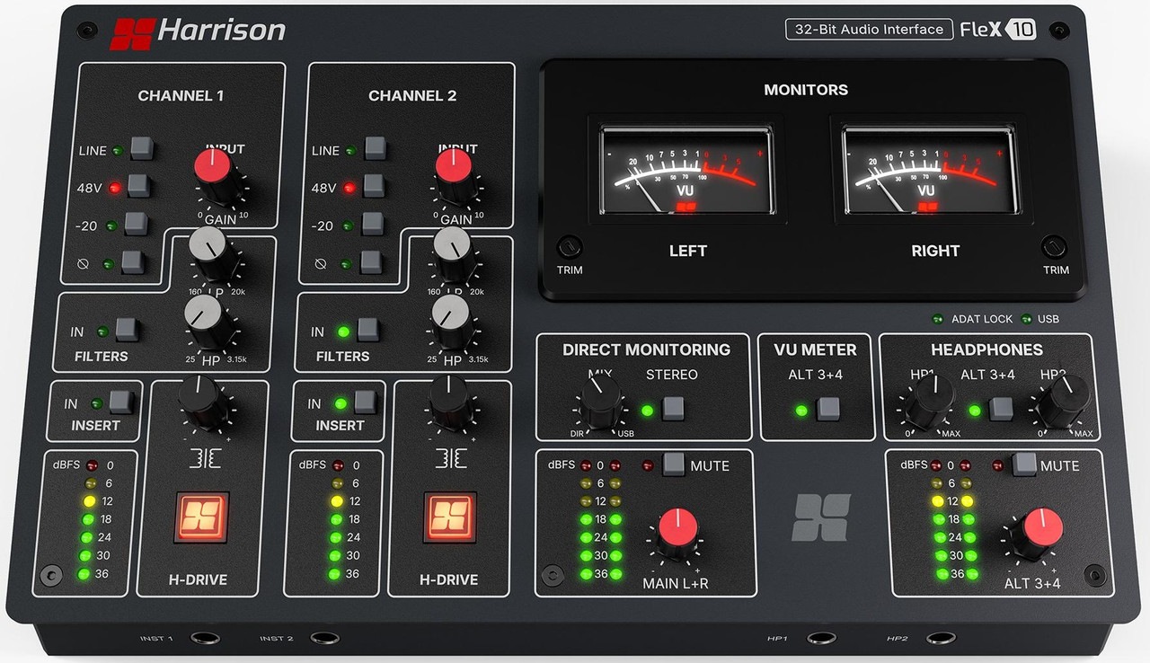 Harrison Audio - Flex-10 Audio Interface (USB/ADAT) Harrison Audio - Flex-10 Audio Interface (USB/ADAT)