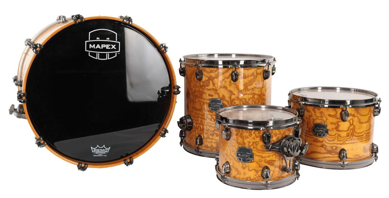 Second Hand Mapex Saturn IV Fusion With Tom Mounts And Floor Tom Legs #007 Second Hand Mapex Saturn IV Fusion With Tom Mounts And Floor Tom Legs #007