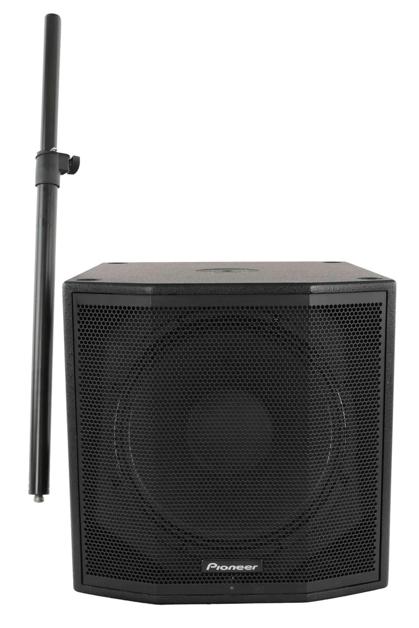 Second Hand Pioneer XPRS1152S 15I Reflex Loaded Active Subwoofer (with Speaker Pole) #648 Second Hand Pioneer XPRS1152S 15I Reflex Loaded Active Subwoofer (with Speaker Pole) #648