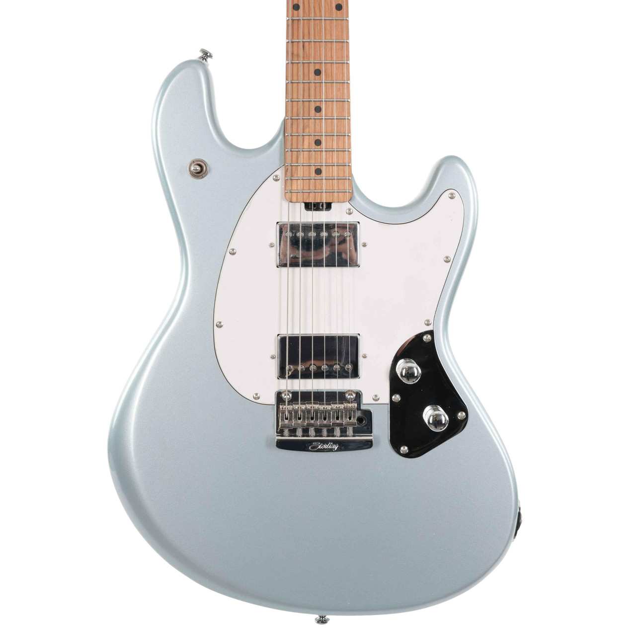 B Stock : Sterling by Music Man StingRay SR50 Electric Guitar in Firemist Silver - 002 B Stock : Sterling by Music Man StingRay SR50 Electric Guitar in Firemist Silver - 002