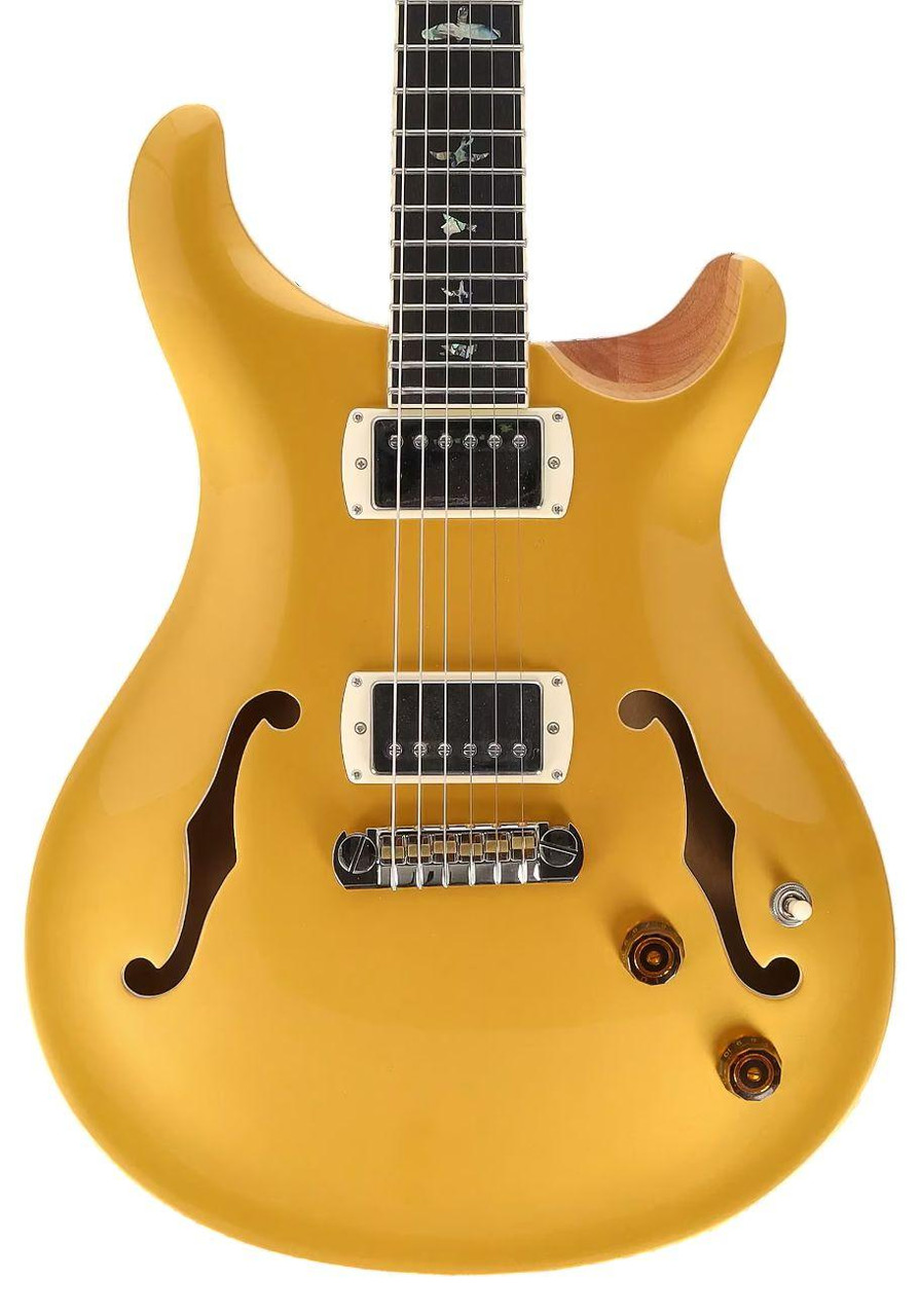 PRS SE Limited Edition Hollowbody II Non-Piezo Electric Guitar in Gold Top PRS SE Limited Edition Hollowbody II Non-Piezo Electric Guitar in Gold Top