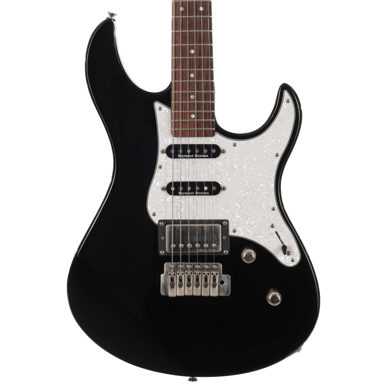 Second Hand Yamaha PAC612VII HSS Electric Guitar In Black #064 Second Hand Yamaha PAC612VII HSS Electric Guitar In Black #064