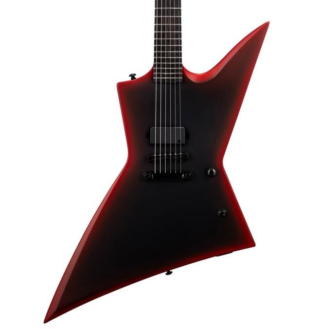 ESP EXL in LTD Black Metal II Black Redburst Satin