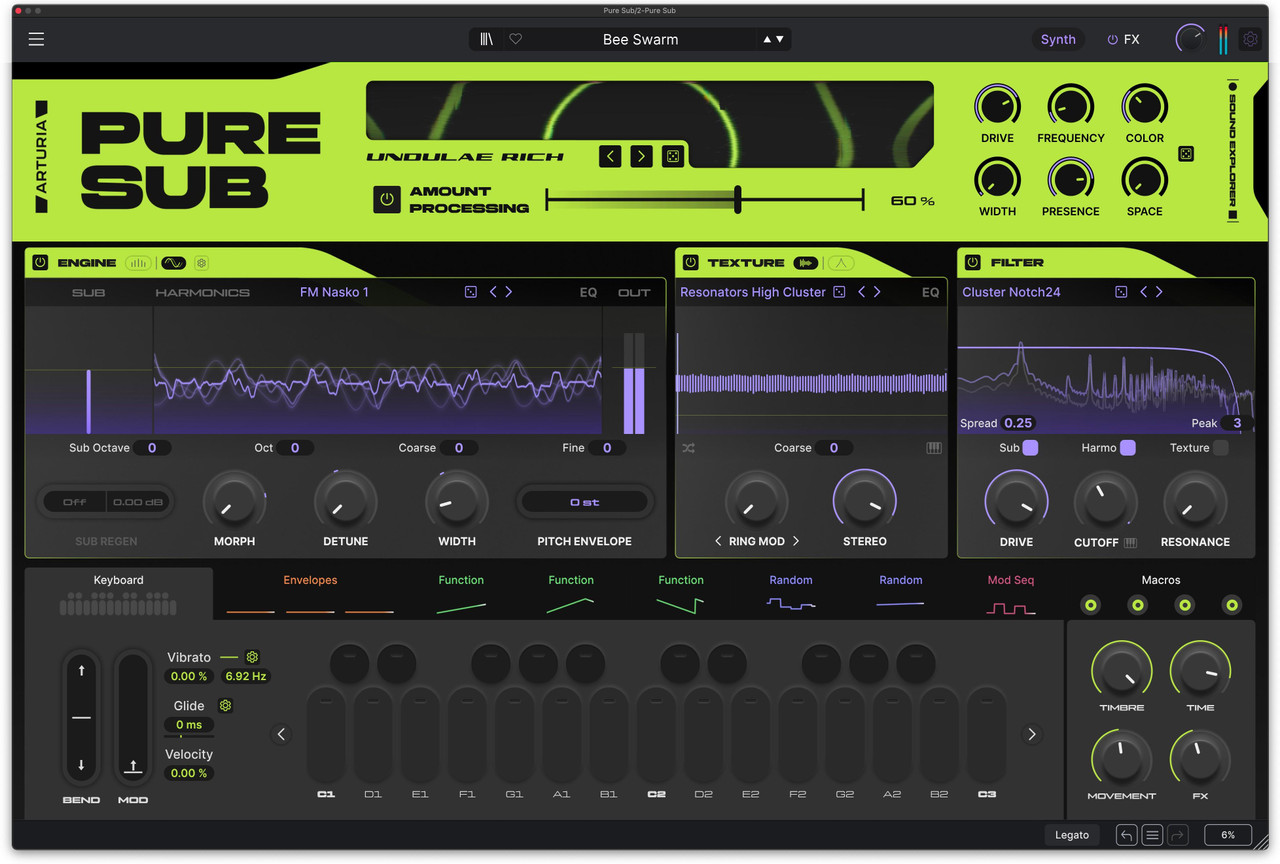 Arturia PURE Sub Plugin Arturia PURE Sub Plugin