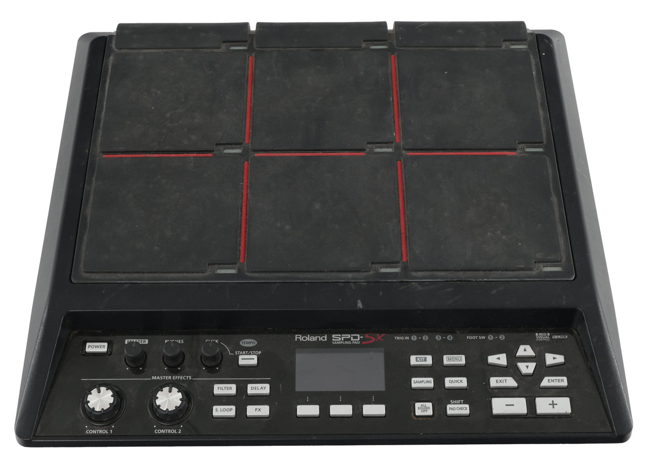Second Hand Roland SPD-SX Sampling Pad With Roland PDS-20 Stand And Flight Case #091 Second Hand Roland SPD-SX Sampling Pad With Roland PDS-20 Stand And Flight Case #091