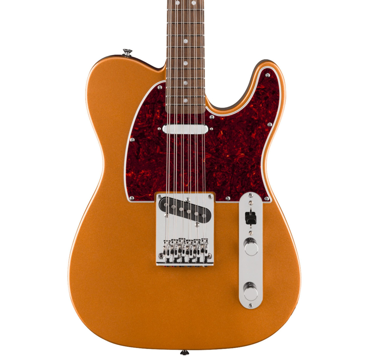 Squier Paranormal Troy Van Leeuwen Signature Telecaster XII Electric Guitar in Copper Age