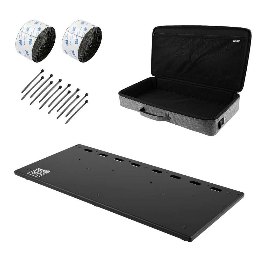 Gator Vertex Compact Pedal Board 27 x 13 Inch Surface with Gig Bag Gator Vertex Compact Pedal Board 27 x 13 Inch Surface with Gig Bag