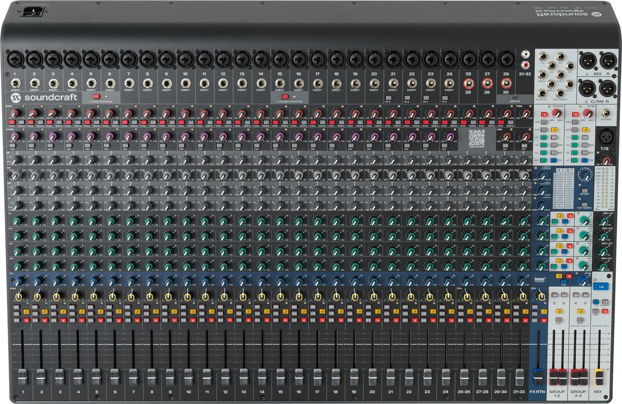 Soundcraft Signature Plus 32 Analogue Mixer Soundcraft Signature Plus 32 Analogue Mixer