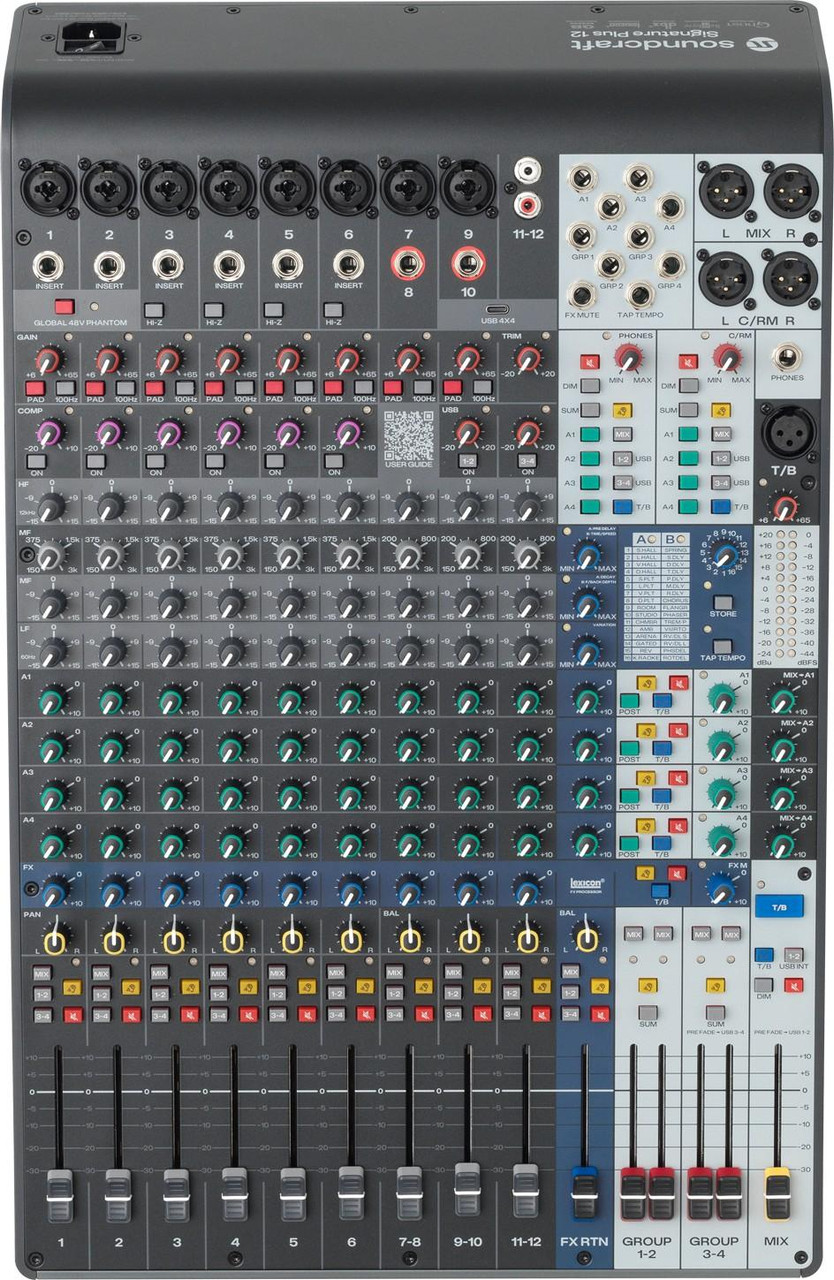 Soundcraft Signature Plus 12 Analogue Mixer Soundcraft Signature Plus 12 Analogue Mixer
