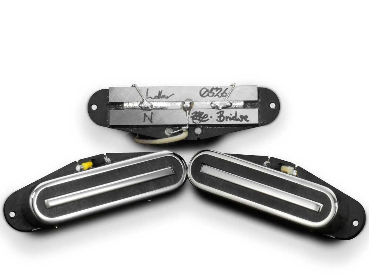 Lollar sB Strat Pickup Set in Matte Black / Nickel Lollar sB Strat Pickup Set in Matte Black / Nickel