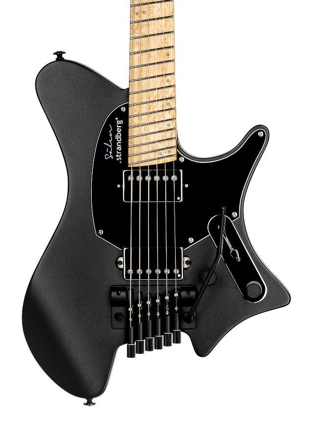 B Stock : Strandberg Salen Classic 6 Electric Guitar with Tremolo in Black - 003 B Stock : Strandberg Salen Classic 6 Electric Guitar with Tremolo in Black - 003