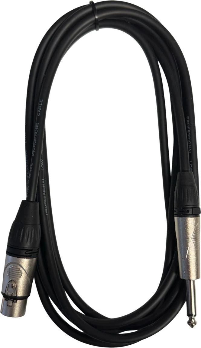 Ordo 6-metre XLR Female to Mono Male Jack Cable Ordo 6-metre XLR Female to Mono Male Jack Cable