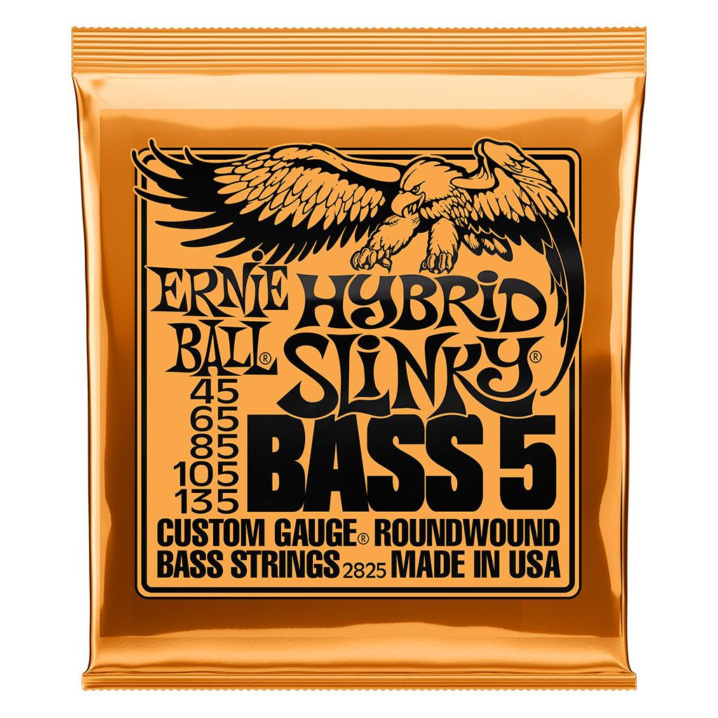 Ernie Ball 5-String Hybrid Slinky Bass Set 45-135 Ernie Ball 5-String Hybrid Slinky Bass Set 45-135