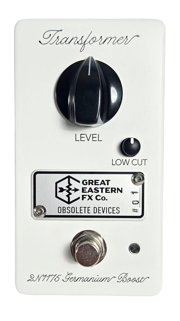 Great Eastern FX Co. Limited Edition Obsolete Devices 2N1175 Transformer Boost Pedal Great Eastern FX Co. Limited Edition Obsolete Devices 2N1175 Transformer Boost Pedal