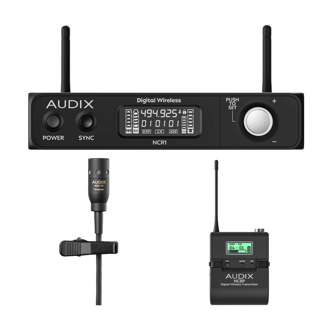 Audix NovaCore NCBX10 Body Pack System - ADX10 Audix NovaCore NCBX10 Body Pack System - ADX10