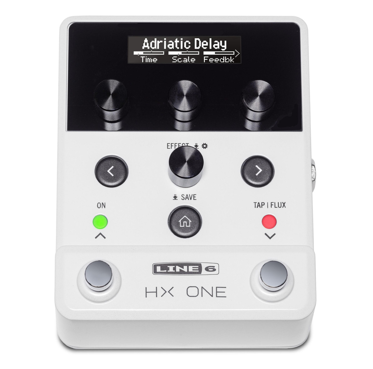 Line 6 Limited Edition Helix HX One Multi-FX Pedal in White Line 6 Limited Edition Helix HX One Multi-FX Pedal in White