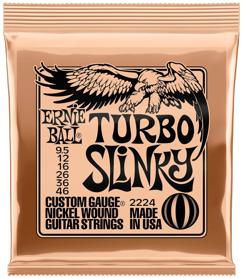 Ernie Ball RPS Nickel Wound Turbo Slinky Set 9.5-46 Ernie Ball RPS Nickel Wound Turbo Slinky Set 9.5-46