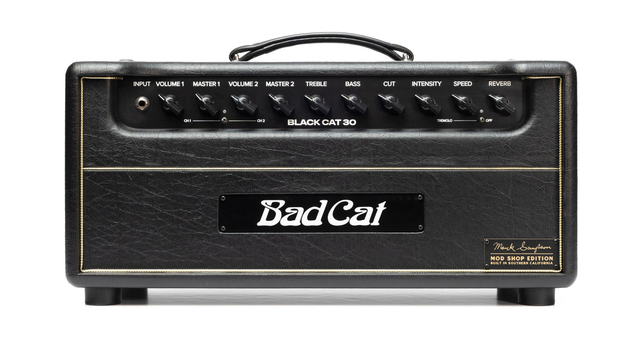 B Stock : Bad Cat Mod Shop Black Cat 30 Valve Amp Head - 012 B Stock : Bad Cat Mod Shop Black Cat 30 Valve Amp Head - 012