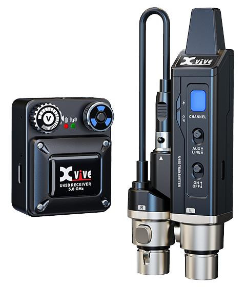 XVIVE U45D - 5.8 GHZ Stereo Wireless In Ear Monitoring System XVIVE U45D - 5.8 GHZ Stereo Wireless In Ear Monitoring System